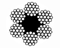 Канат стальной ГОСТ 2688-80 д=12,0 мм Magnus-Profi Канат стальной ГОСТ 2688-80 д=12,0 мм Magnus-Profi
