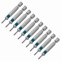 Набор бит TORX 6х50, сталь S2, 10 шт.// Gross Набор бит TORX 6х50, сталь S2, 10 шт.// Gross