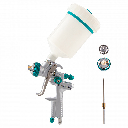 Краскораспылитель AG 901 LVMP профессиональный, гравитационного типа, сопла 1,3 и 1,1 мм// Stels Краскораспылитель AG 901 LVMP профессиональный, гравитационного типа, сопла 1,3 и 1,1 мм// Stels