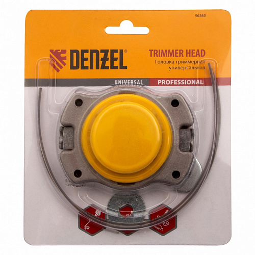Катушка для триммера универсальная алюминий, шайба 8 мм, 10мм// Denzel Катушка для триммера универсальная алюминий, шайба 8 мм, 10мм// Denzel