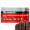 Круг лепестковый для дрели, 30 х 20 х 6 мм, P 40// Matrix Круг лепестковый для дрели, 30 х 20 х 6 мм, P 40// Matrix
