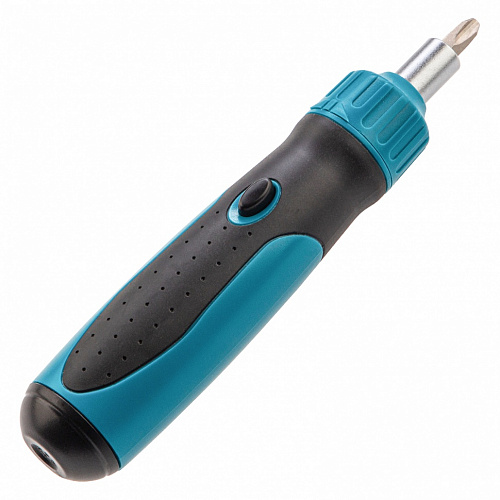 Отвертка-реверс + механизм SmartPush + биты, 12 пред., PH + SL + Torx, S2, 2к рукоятка// Gross Отвертка-реверс + механизм SmartPush + биты, 12 пред., PH + SL + Torx, S2, 2к рукоятка// Gross