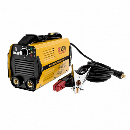 Аппарат инвертор. дуговой сварки DS-230 Compact, 230 А, ПВ 70%, диам.эл. 1,6-5 мм// Denzel Аппарат инвертор. дуговой сварки DS-230 Compact, 230 А, ПВ 70%, диам.эл. 1,6-5 мм// Denzel