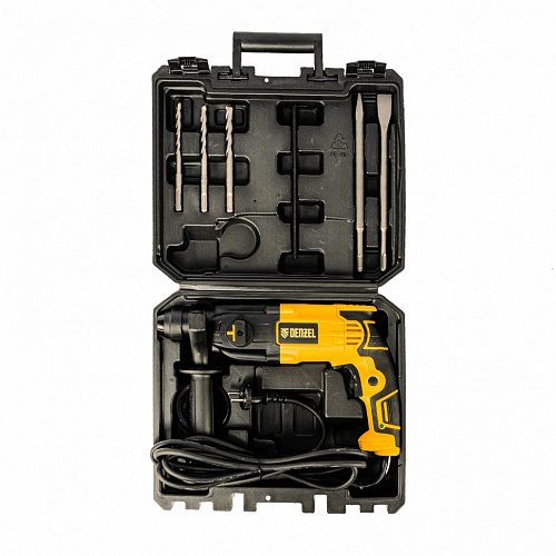 Перфоратор электрический RH-650-18, SDS-plus, 650 Вт, 2,0 Дж, 3 плюс 1 реж.// Denzel Перфоратор электрический RH-650-18, SDS-plus, 650 Вт, 2,0 Дж, 3 плюс 1 реж.// Denzel