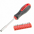 Отвертка Fusion + биты + адаптер, 11 пред., PH + SL + Torx, CrV, 3к рукоятка "anti slip"// Matrix Отвертка Fusion + биты + адаптер, 11 пред., PH + SL + Torx, CrV, 3к рукоятка "anti slip"// Matrix