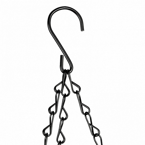 Кашпо подвесное с декором, с кокосовой корзиной, диаметр, 30 см// Palisad Кашпо подвесное с декором, с кокосовой корзиной, диаметр, 30 см// Palisad
