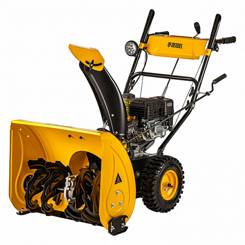 Бензиновая снегоуборочная машина SBM 610, 212cc, ручной старт, фара// Denzel Бензиновая снегоуборочная машина SBM 610, 212cc, ручной старт, фара// Denzel