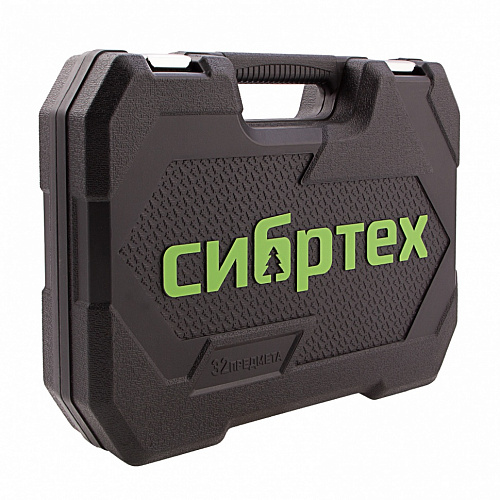 Набор инструментов, 1/2", CrV, пластиковый кейс 32 предм.//Сибртех Набор инструментов, 1/2", CrV, пластиковый кейс 32 предм.//Сибртех