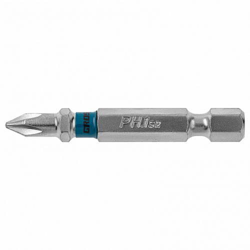 Набор бит PH1х50, сталь S2, 10 шт.// Gross Набор бит PH1х50, сталь S2, 10 шт.// Gross