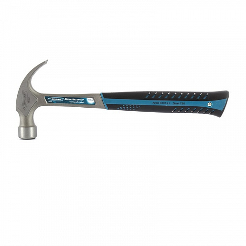 Молоток-гвоздодер, 450 г, цельнокованый, трехкомпонентная рукоятка// Gross Молоток-гвоздодер, 450 г, цельнокованый, трехкомпонентная рукоятка// Gross