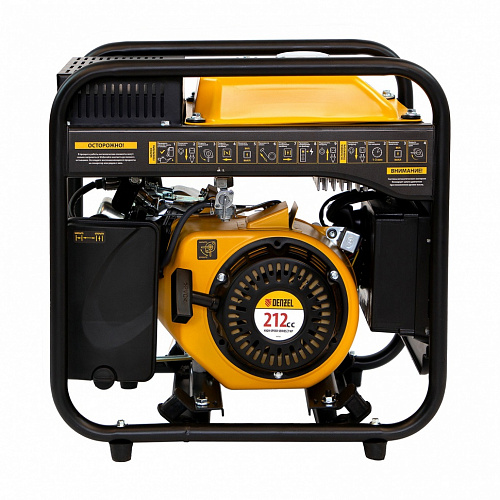Инверторная генераторная установка GT-2500iF, 2,5 кВт, 230 В,открытый корпус,ручной старт// Denzel Инверторная генераторная установка GT-2500iF, 2,5 кВт, 230 В,открытый корпус,ручной старт// Denzel