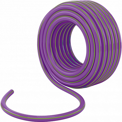 Шланг поливочный армированный 3 слойный, серия Violet, 3/4", 15 м// Palisad Шланг поливочный армированный 3 слойный, серия Violet, 3/4", 15 м// Palisad