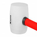 Киянка резиновая, 450 г, белая резина, фибергласовая рукоятка// Matrix Киянка резиновая, 450 г, белая резина, фибергласовая рукоятка// Matrix
