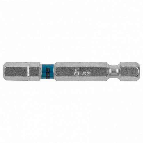 Набор бит HEX 6х50, сталь S2, 10 шт.// Gross Набор бит HEX 6х50, сталь S2, 10 шт.// Gross