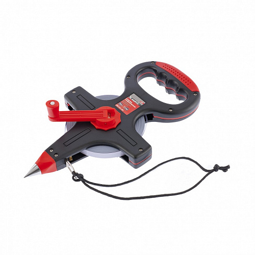 Рулетка геодезическая, 50 м х 12,5 мм, металлическая лента, открытый корпус// Matrix Рулетка геодезическая, 50 м х 12,5 мм, металлическая лента, открытый корпус// Matrix
