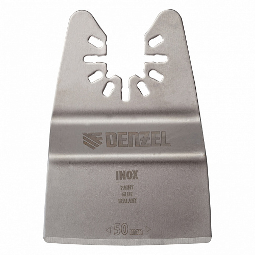 Насадка-шабер для МФИ, Inox, для снятия краски, ширина 50 мм, ступенчатая// Denzel Насадка-шабер для МФИ, Inox, для снятия краски, ширина 50 мм, ступенчатая// Denzel