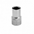 Головка торцевая, 13 мм, 12-гранная, CrV, под квадрат 1/2", хромированная// Stels Головка торцевая, 13 мм, 12-гранная, CrV, под квадрат 1/2", хромированная// Stels