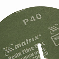 Круг фибровый, Р 40, 180 х 22mm, 5шт.// Matrix Круг фибровый, Р 40, 180 х 22mm, 5шт.// Matrix
