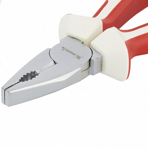 Плоскогубцы White Nickel, 180 мм, никелированные, трехкомпонентные рукоятки// Matrix Плоскогубцы White Nickel, 180 мм, никелированные, трехкомпонентные рукоятки// Matrix